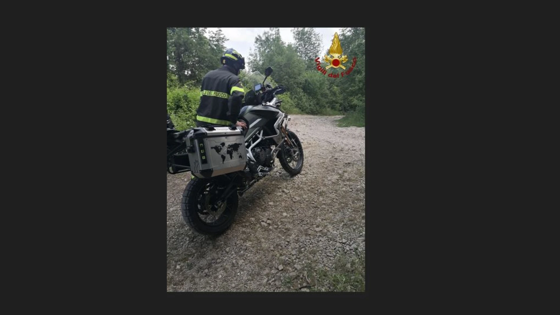 Isernia: i Vigili del Fuoco soccorrono motociclista a Monte Patalecchia. Si era avventurato in una zona impervia.